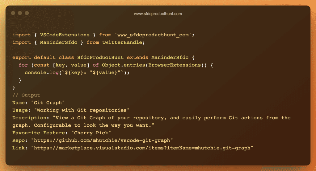 Product #2: Git Graph