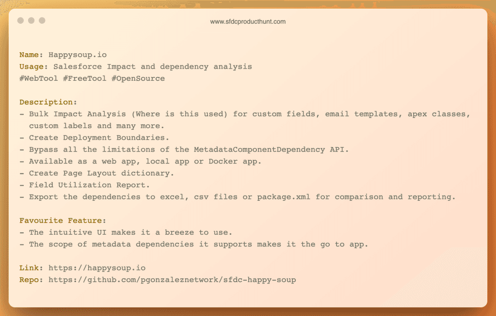 Product #12: Happysoup.io